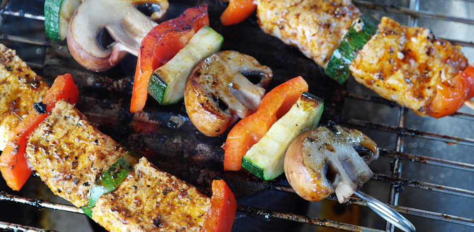 Grillade grönsaker.